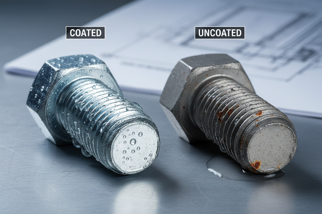 Coated vs Uncoated Bolts: What’s the Difference?