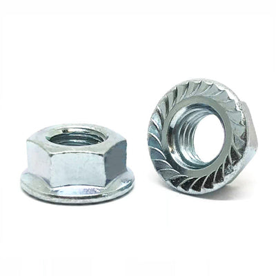 Grade 5 Serrated Flange Nuts