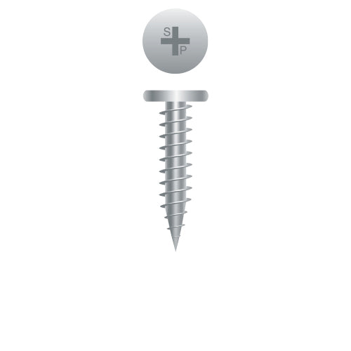#10 Strong-Point Pancake Head 10-12 x 1, PH, Type 'A',  Strong-Shield