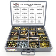 7/16"-20 Fine Grade 8 Hex Cap Screws, Nuts, & Washers - 264 PCS