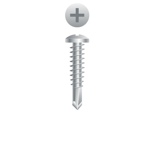 #8 Strong-Point Pan Head 8-18 x 1-1/2, PH, 410 Stainless Steel