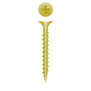 #6 Strong-Point Bugle Head 6 x 1-1/4, PH, Coarse, Zinc Yellow