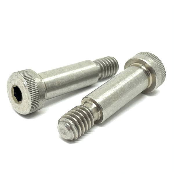 1/4" x 1/4" x #10-24 Allen Socket Stainless Steel Shoulder Bolts
