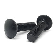 5/8-11x4" Grade 8 Round Head Square Neck Full Thread Carriage Bolts Plain