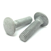 3/8-16x2" A307 Grade A Carriage Bolts Galvanized