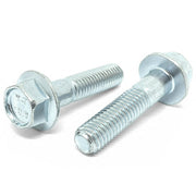 M8-1.25x35 Class 10.9 Hex Flange Bolts Zinc Clear