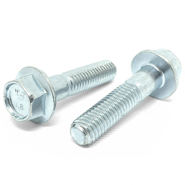 M16-2.0x80 Class 8.8 Hex Flange Bolts Zinc Clear