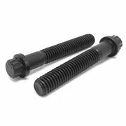 3/8-24x2" Alloy 12 Point Flange Screws Black Oxide