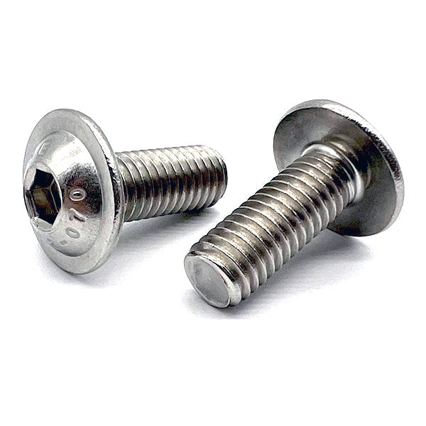 M8-1.25x20 A2-70 Stainless Steel Button Flange Socket Cap Screws