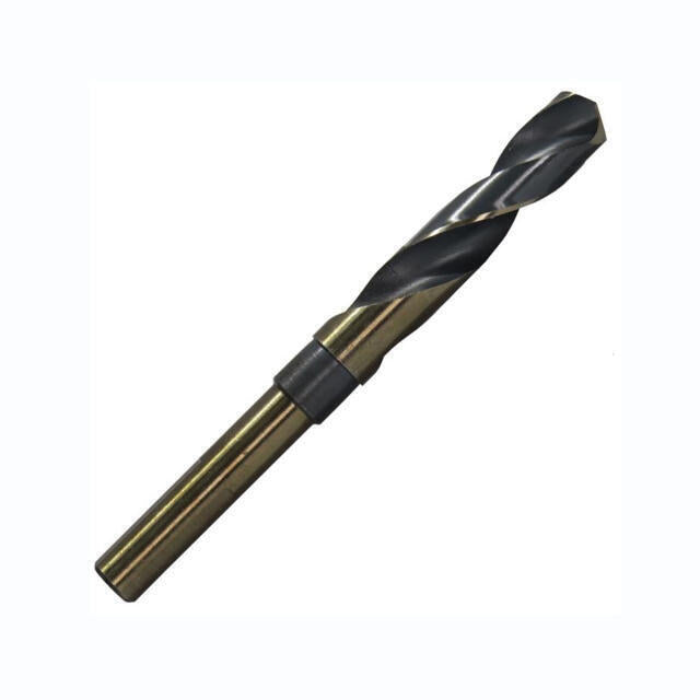 39/64" HSS Reduced Shank Black & Gold 135° Drill Bit, 3/8" Shank