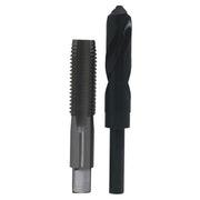 1"-8 HSS Plug Tap and 7/8" HSS 1/2" Shank Drill Bit