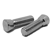1/2-13x1-1/2" Grade 5 Clipped Head Plow Bolts Plain & Oil