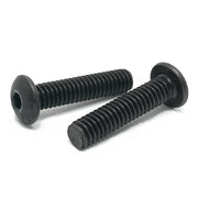 M12-1.75x80 Class 12.9 Alloy Button Socket Head Cap Screws Black Oxide