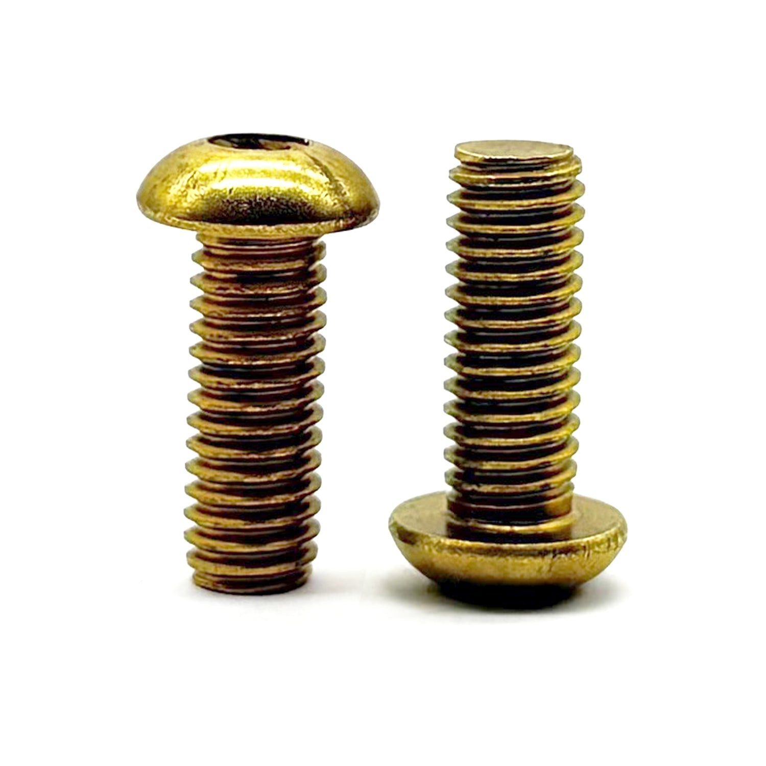 1/4"-20x3/4" Brass Button Head Socket Cap Screw
