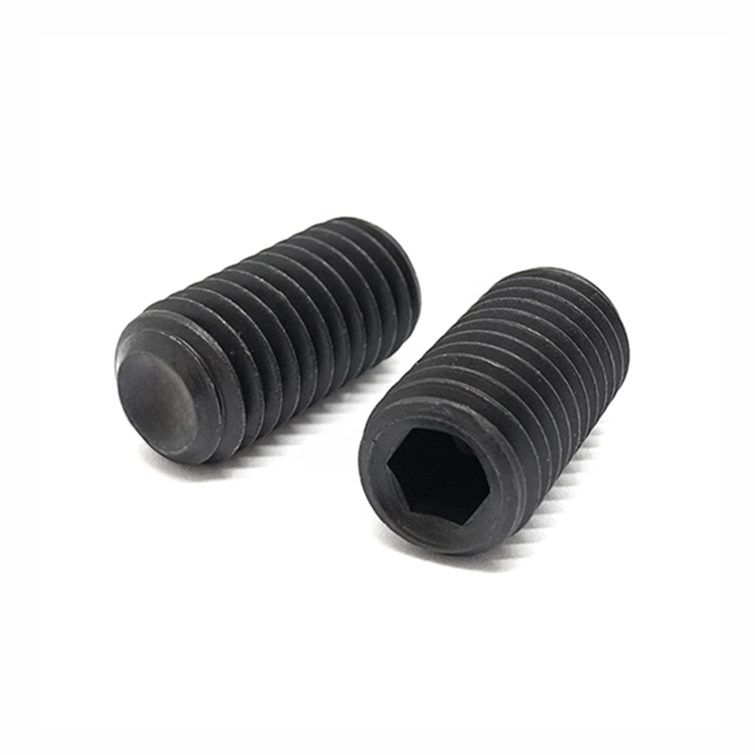 M12-1.75x80 Class 45H Flat Point Allen Socket Set Screws Black Oxide