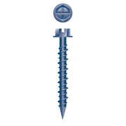 #3/16 Strong-Point Hex Washer Head 3/16 x 3-1/4, Hi-Low, Blue Ceramic Finish