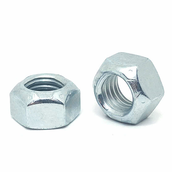 9/16"-18 Grade 8 Hex Prevailing Torque Top Lock Nuts Zinc