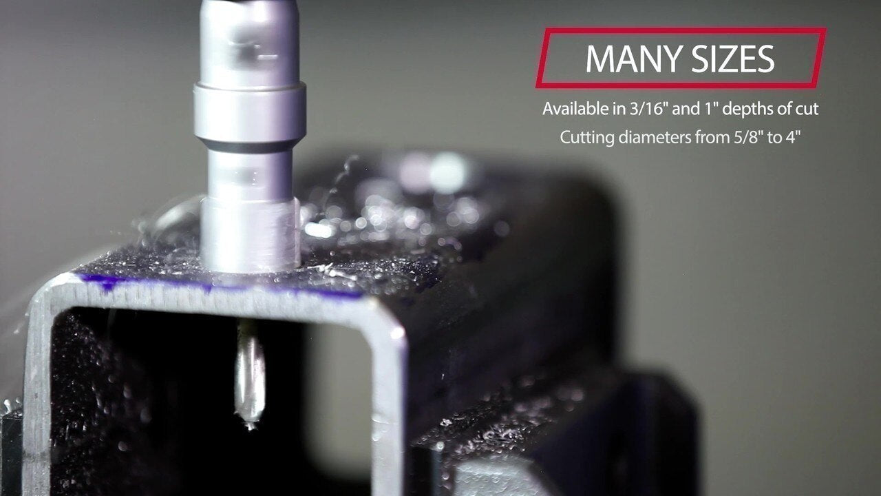 4-11/16" Carbide Tipped Hole Cutter with 1" Depth of Cut