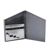 13 Piece HSS Black Oxide Stub (Screw Machine) Split Point Drill Bit Set, D/ASP, 1/16" - 1/4"