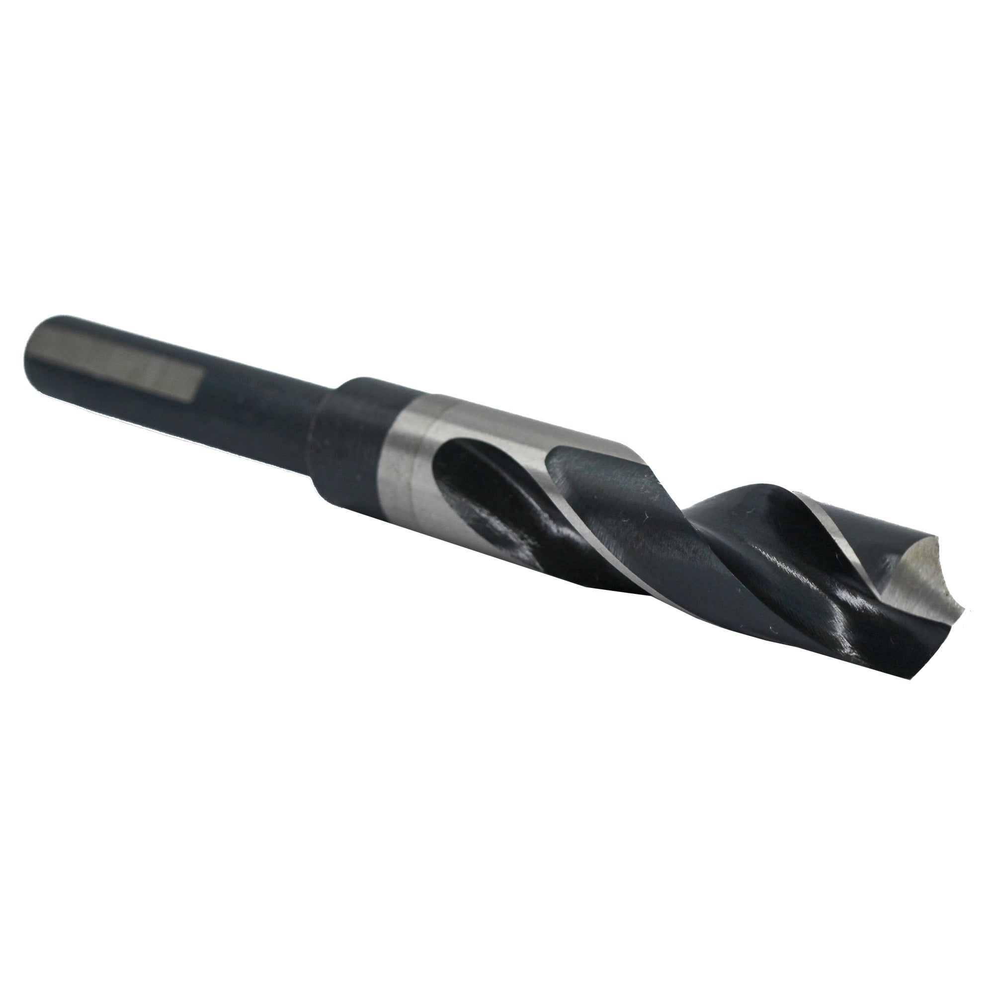 57/64" Reduced Shank HSS Drill Bit 1/2" 3-Flat Shank, D/A3F Series