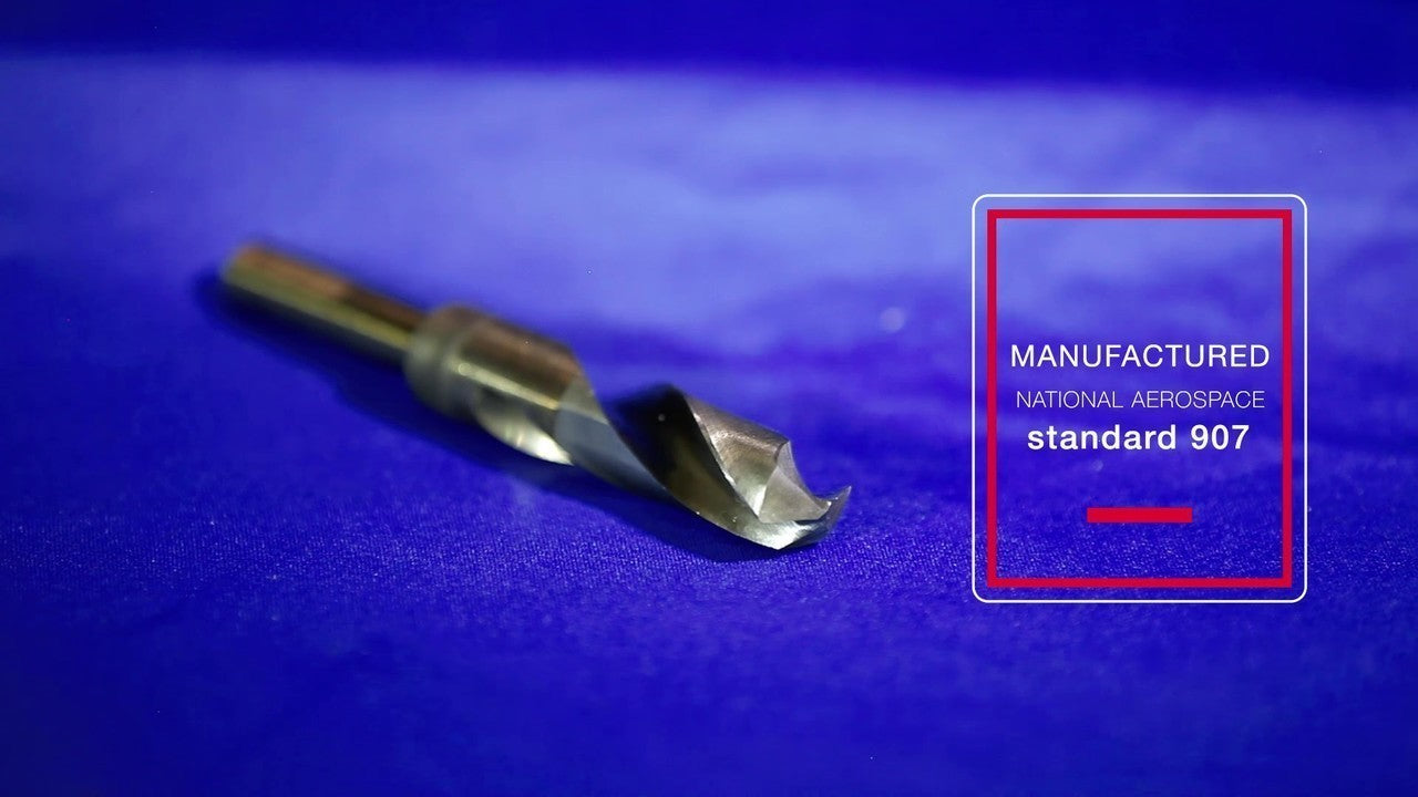 15.50mm Reduced Shank Cobalt Drill Bit 1/2" Shank