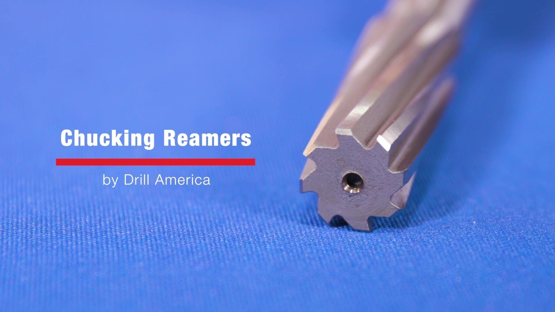15/32" HSS Straight Shank Straight Flute Chucking Reamer