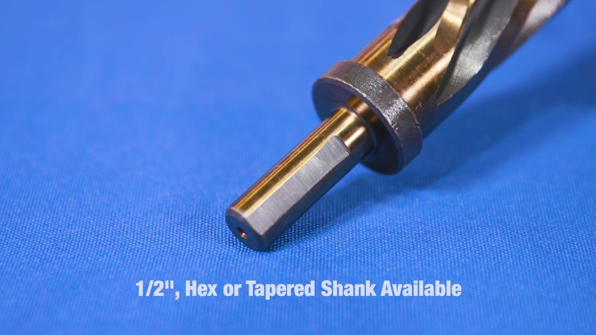5/8" HSS 1/2" Straight Shank Bridge Reamer