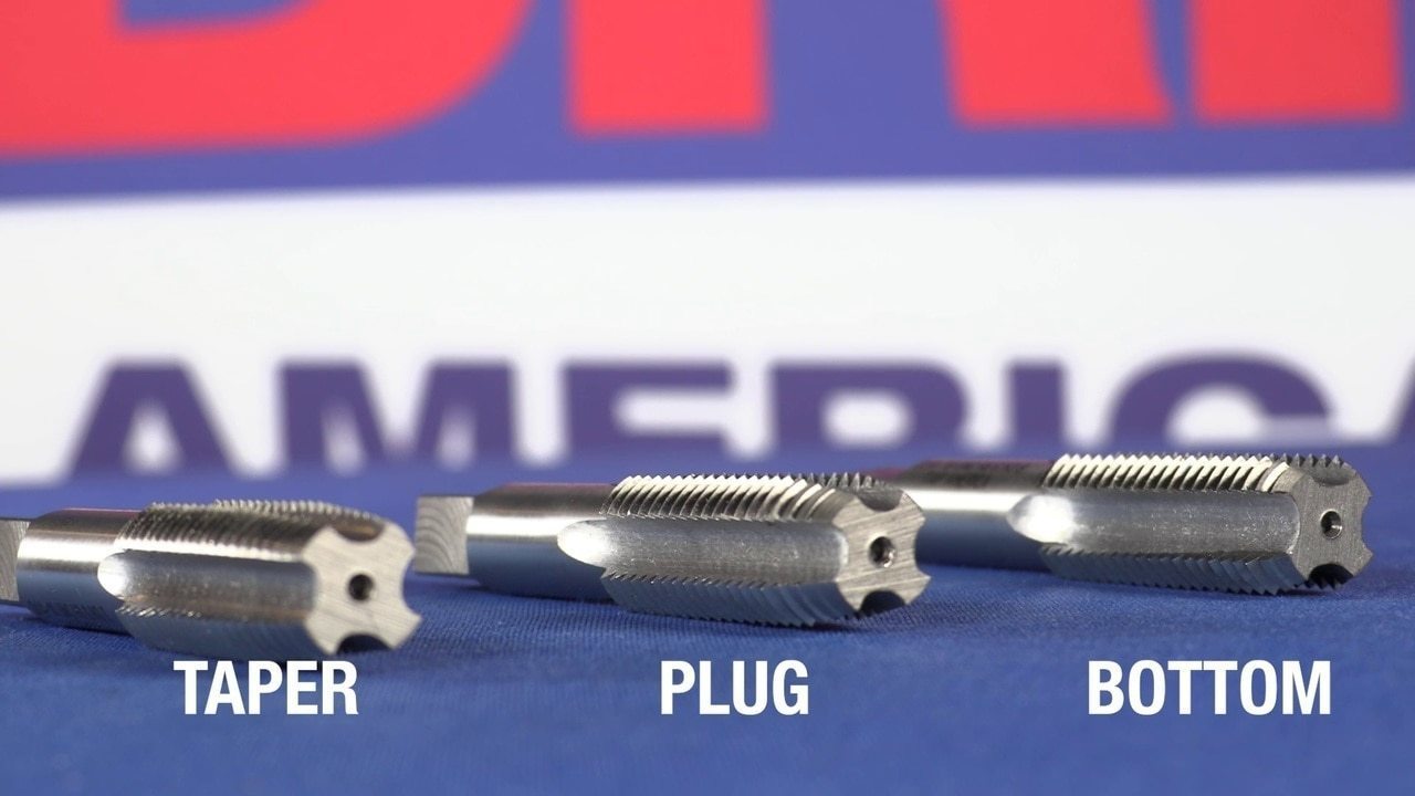 #6-32 UNC HSS Left 3 Flute Plug Tap