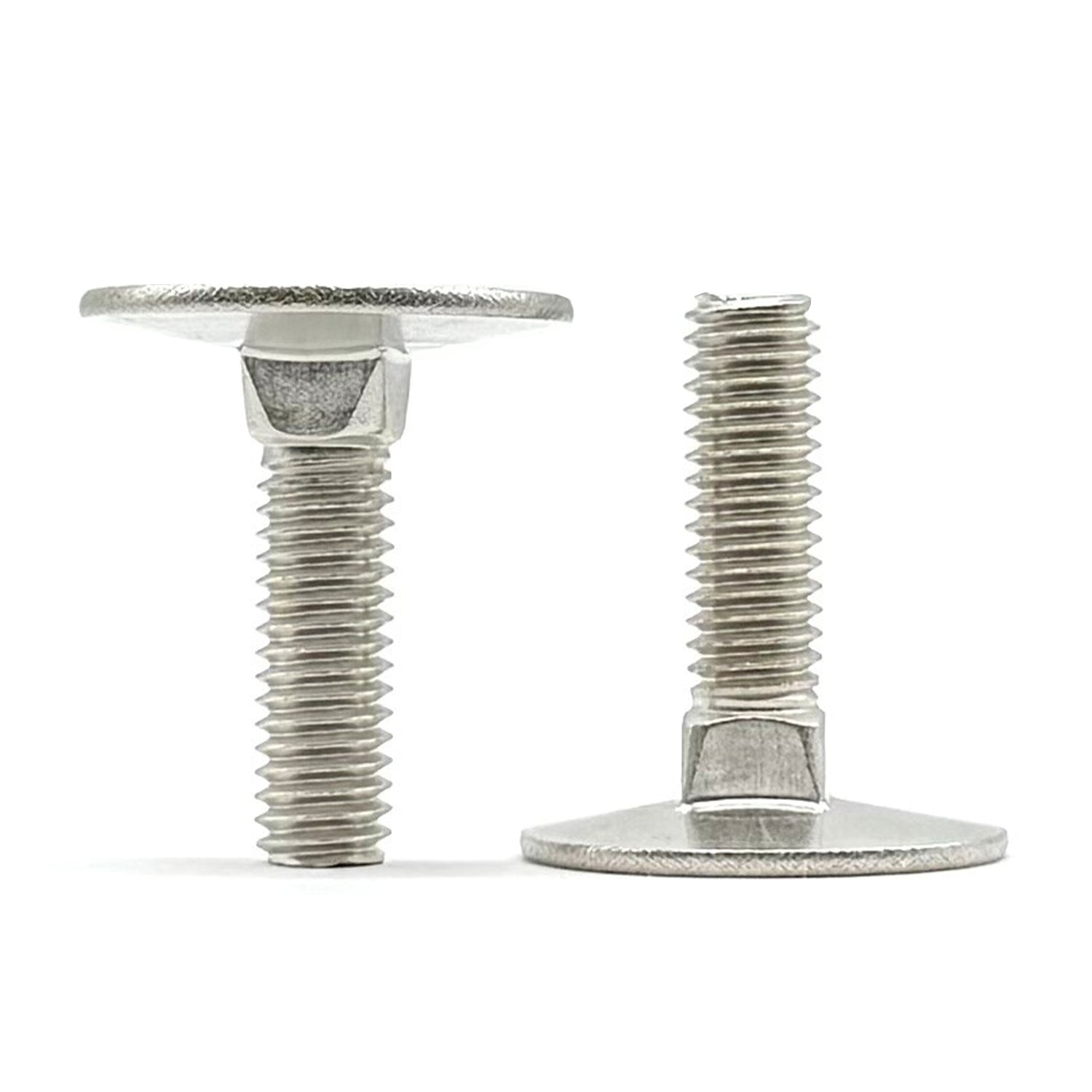 5/16"-18x2-1/2" Stainless Steel Round Head Square Neck Elevator Bolt