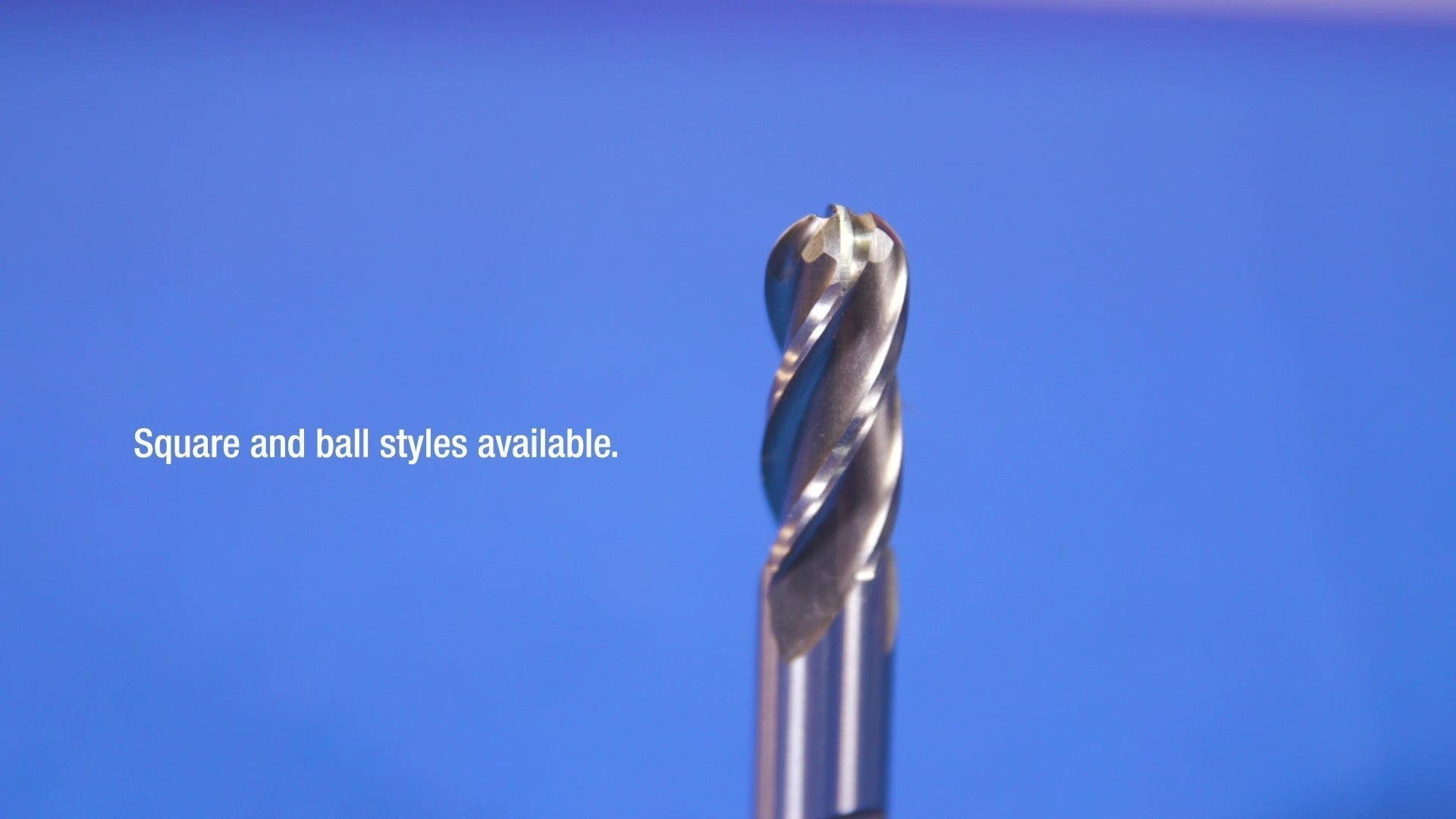1/16" Carbide 2 Flute Single End Ball End Mill