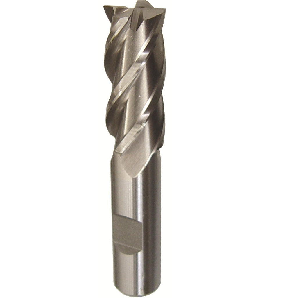 1-1/8" X 1" HSS 4 Flute Single End Long End Mill