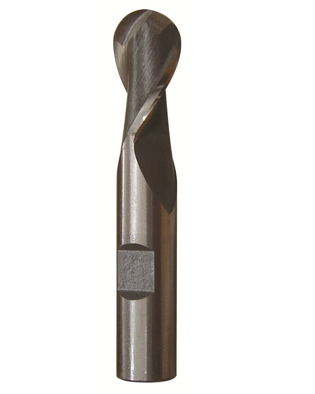 3/8" X 3/8" HSS 2 Flute Single End Ball End Mill