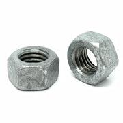 9/16"-12 Grade 2 Finished Hex Nuts Galvanized