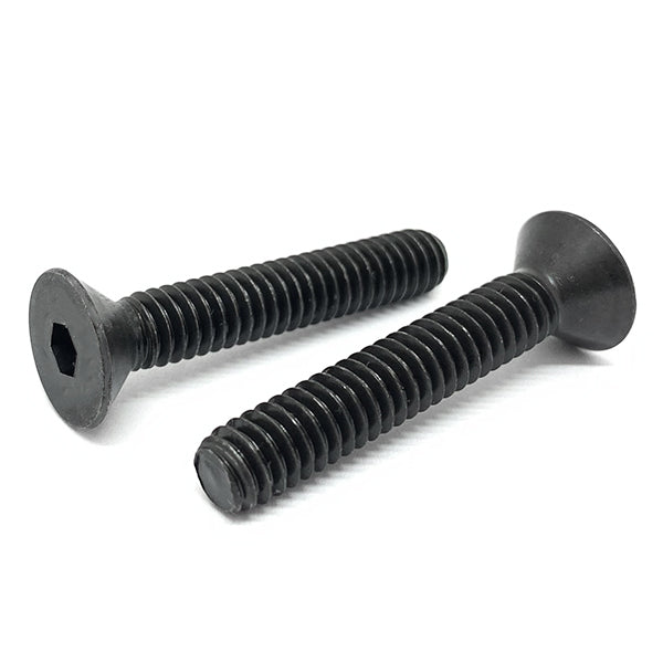 5/16-24x1-1/4" Alloy Flat Head Socket Cap Screws Black Oxide
