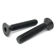 M5-0.8x25 Class 12.9 Alloy Flat Socket Head Cap Screws Black Oxide