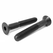 M10-1.5x50 Class 12.9 Alloy Flat Socket Head Cap Screws Black Oxide
