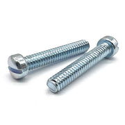 #8-32x3/8" Slotted Fillister Head Machine Screws Zinc Clear