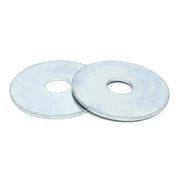 3/8"x1-1/4 Steel 1/16" Thick Fender Washers Zinc