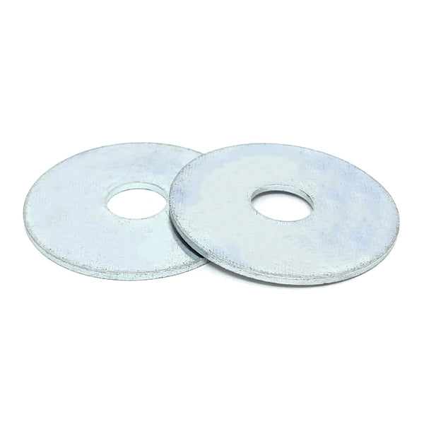 M10x30x2.5 Grade C Flat Fender Washers Zinc