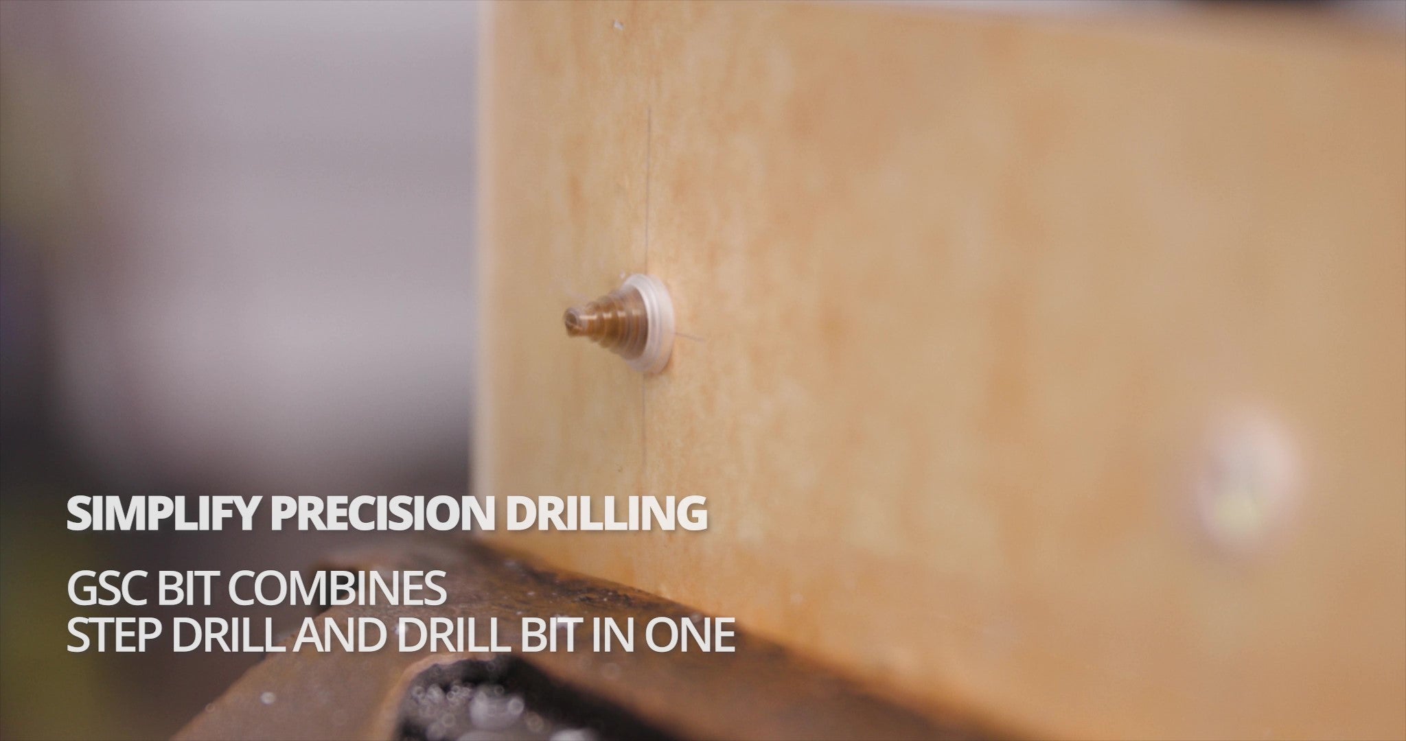 27/64" Stepped Point Cobalt Drill Bit with 3-Flat Shank