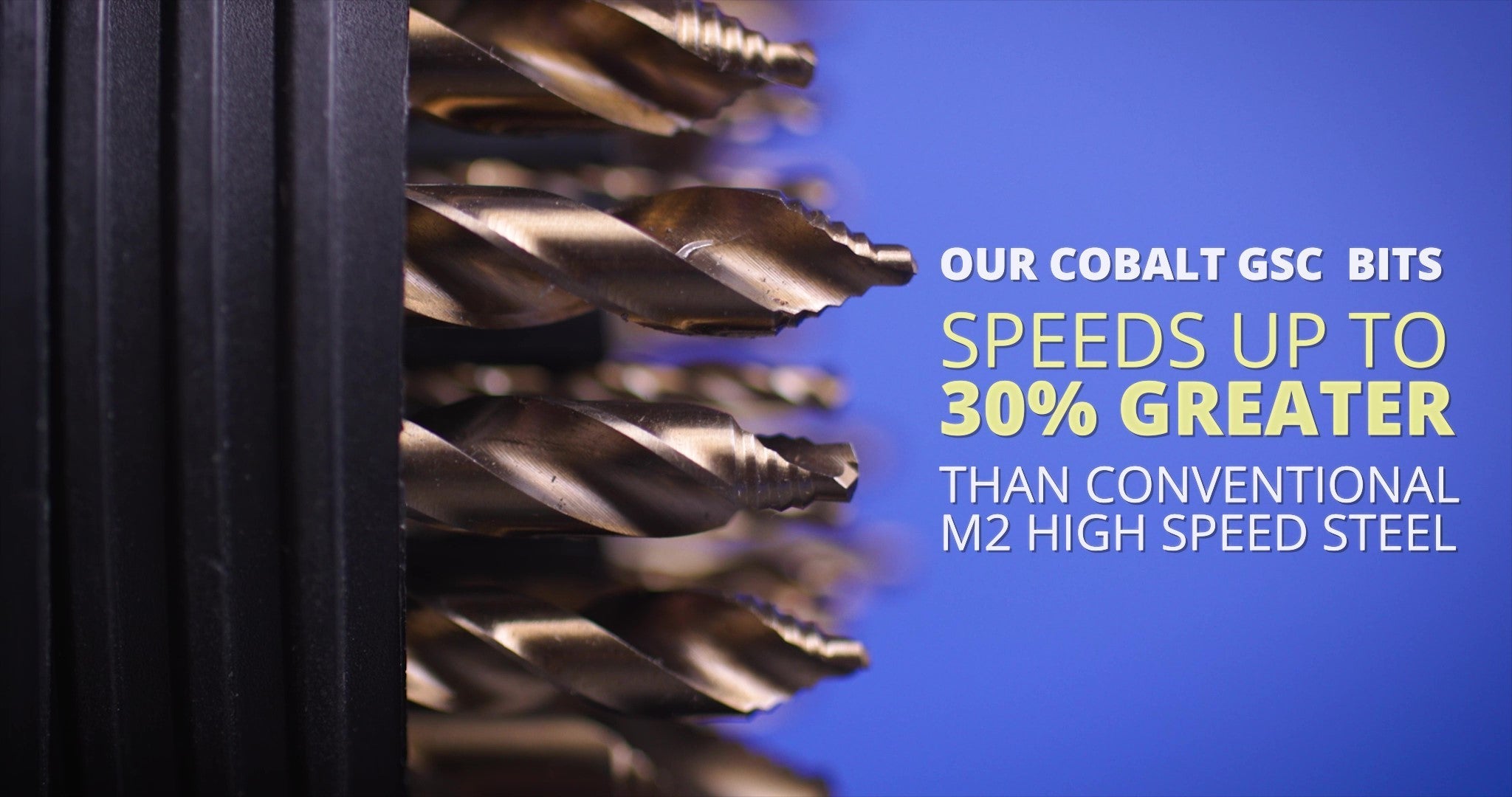 27/64" Stepped Point Cobalt Drill Bit with 3-Flat Shank