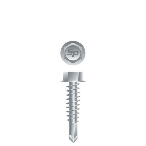 #12 Strong-Point Hex Washer Head 12-14 x 2, Strong-Shield