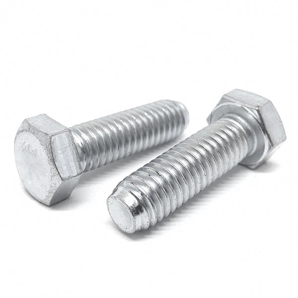 M20-1.50x60 Class 10.9 Extra Fine Thread Hex Cap Screws Zinc Clear