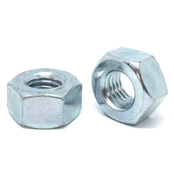 5/8"-11 Grade 2 Heavy Hex Nuts Zinc Clear