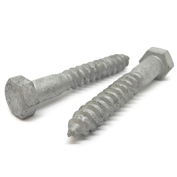 1/2-6x5-1/2" Hex Lag Screws A307 Grade A Galvanized