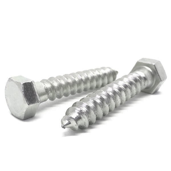 1/2-6x1-1/2" 18-8 Stainless Steel Hex Lag Screws