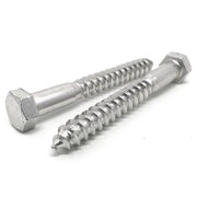 3/8-7x5" 18-8 Stainless Steel Hex Lag Screws