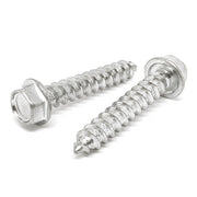 #6-18x1" 18-8 Stainless Steel Hex Washer Head Type A Self Tapping Screws