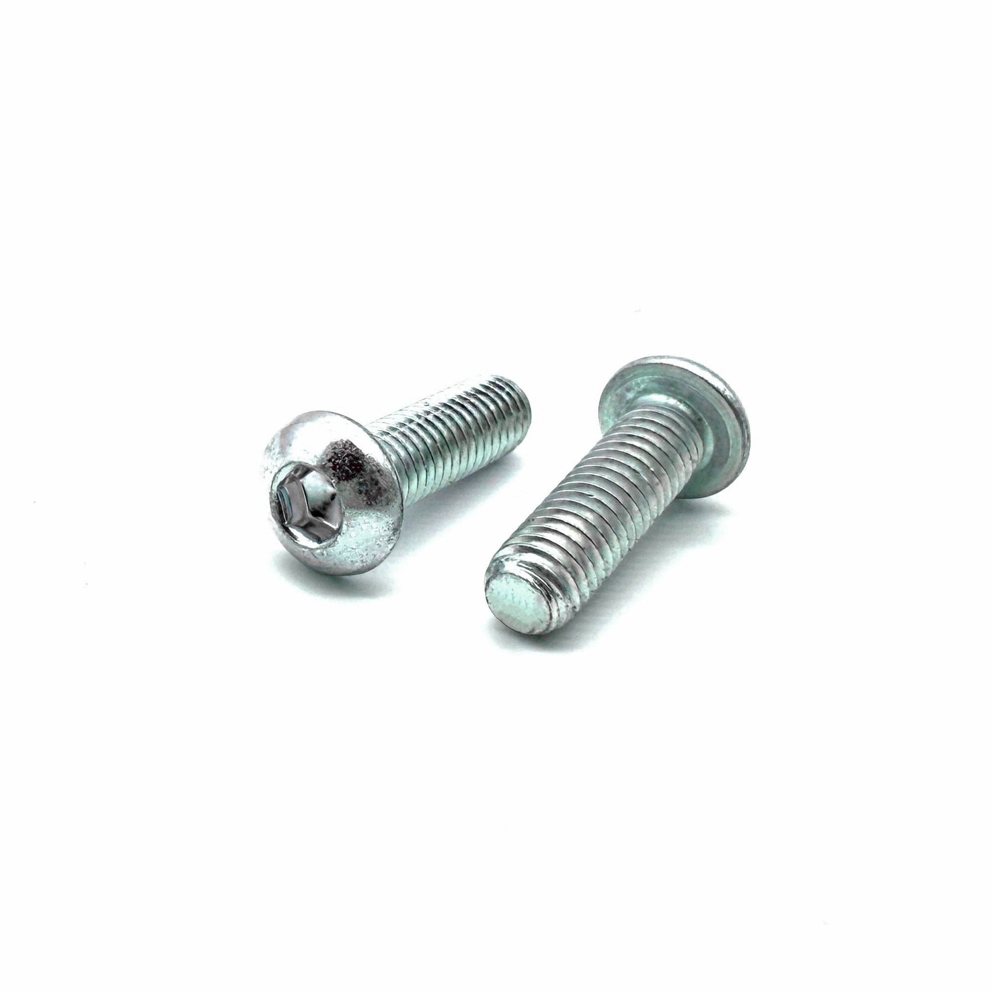 M6-1.0x16 Round Button Head Socket Screw Off Road Moto Hardware Zinc
