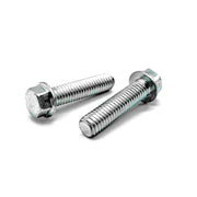 M6-1.0x45 Hex Flange Bolt Smooth Head Off Road Moto Hardware Zinc